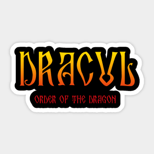 Dracul Prince of Wallachia Sticker